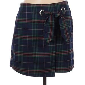Plaid Skirt Plus Size
